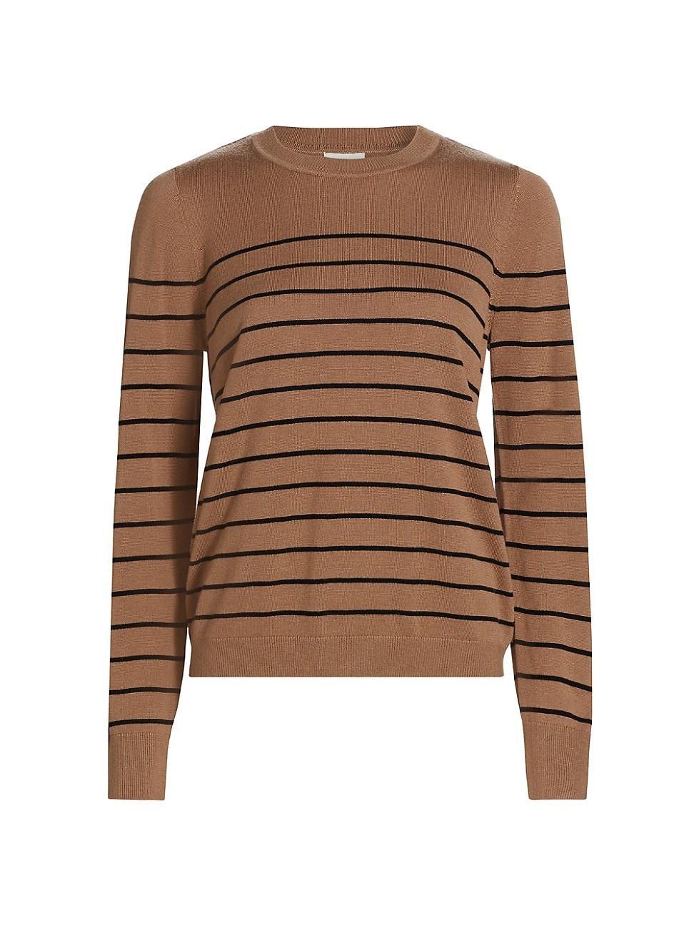 Womens Lucinda Striped Crewneck Sweater Product Image