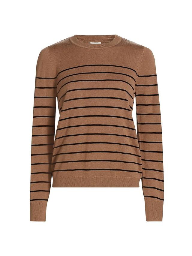 Womens Lucinda Striped Crewneck Sweater Product Image