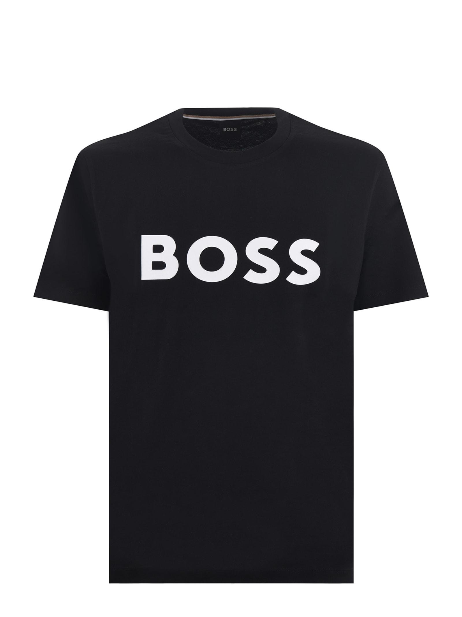 HUGO BOSS T-shirt Boss Men Color Black In Navy Product Image