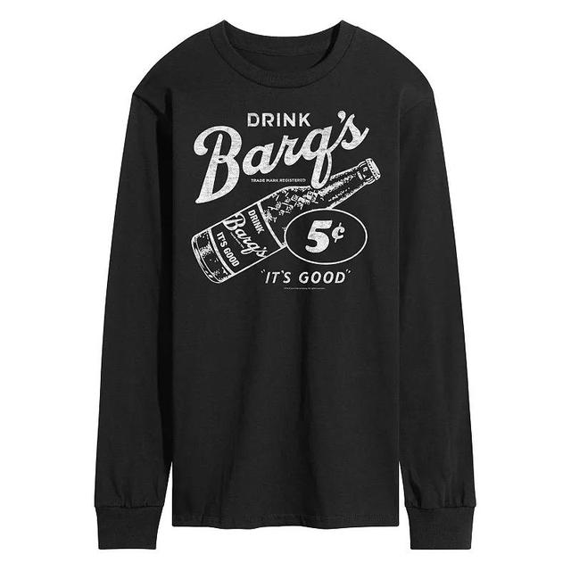 Mens Barqs Vintage Ad Long Sleeve Graphic Tee Red Product Image