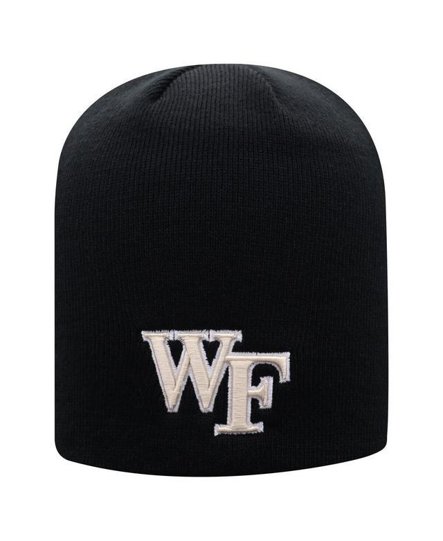 Mens Top of the World Black Wake Forest Demon Deacons Core Knit Beanie Product Image