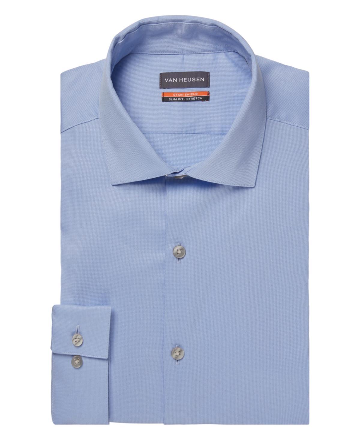 Van Heusen Mens Stain Shield Slim Fit Dress Shirt Product Image