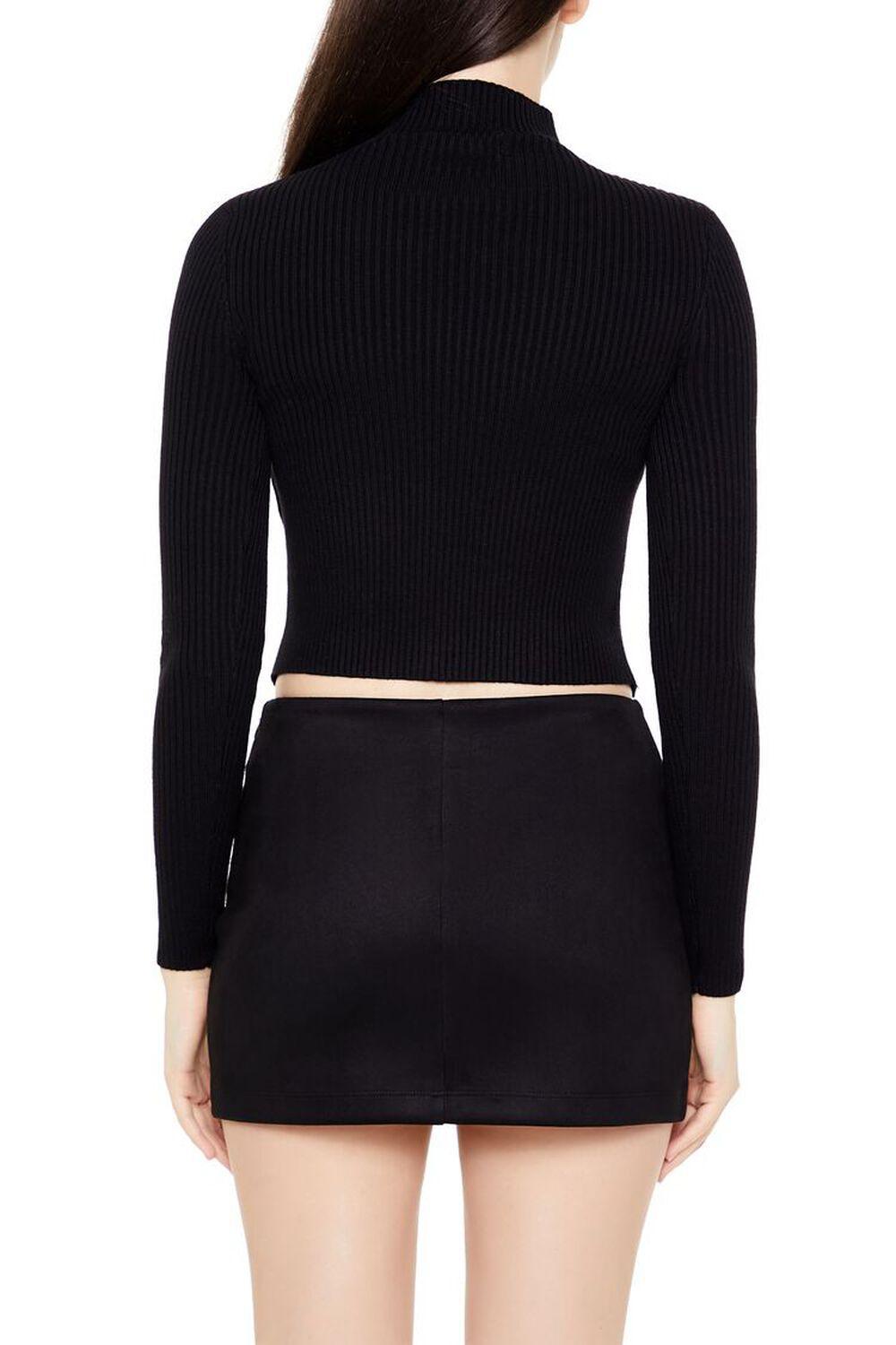 Turtleneck Cutout Buckle Sweater | Forever 21 Product Image