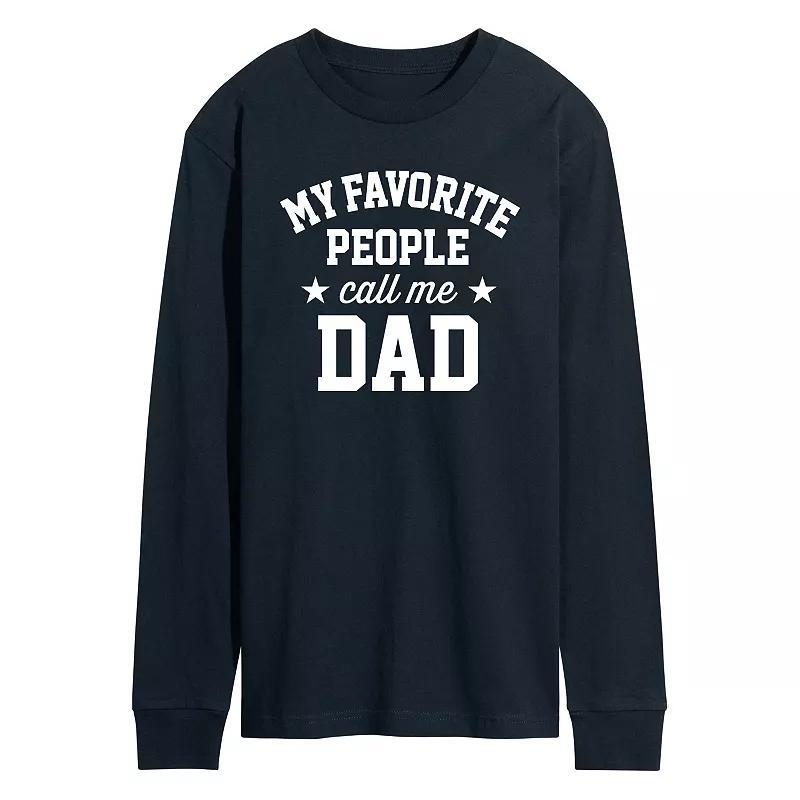 Mens My Favorite People Call Me Dad Long Sleeve Product Image