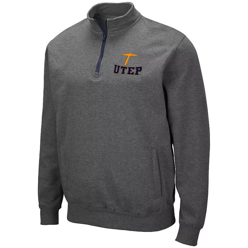 Mens Iowa State Cyclones 1/4 Zip Fleece Sweatshirt Grey Product Image