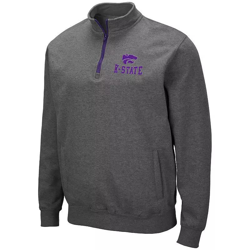 Mens Iowa State Cyclones 1/4 Zip Fleece Sweatshirt Grey Product Image