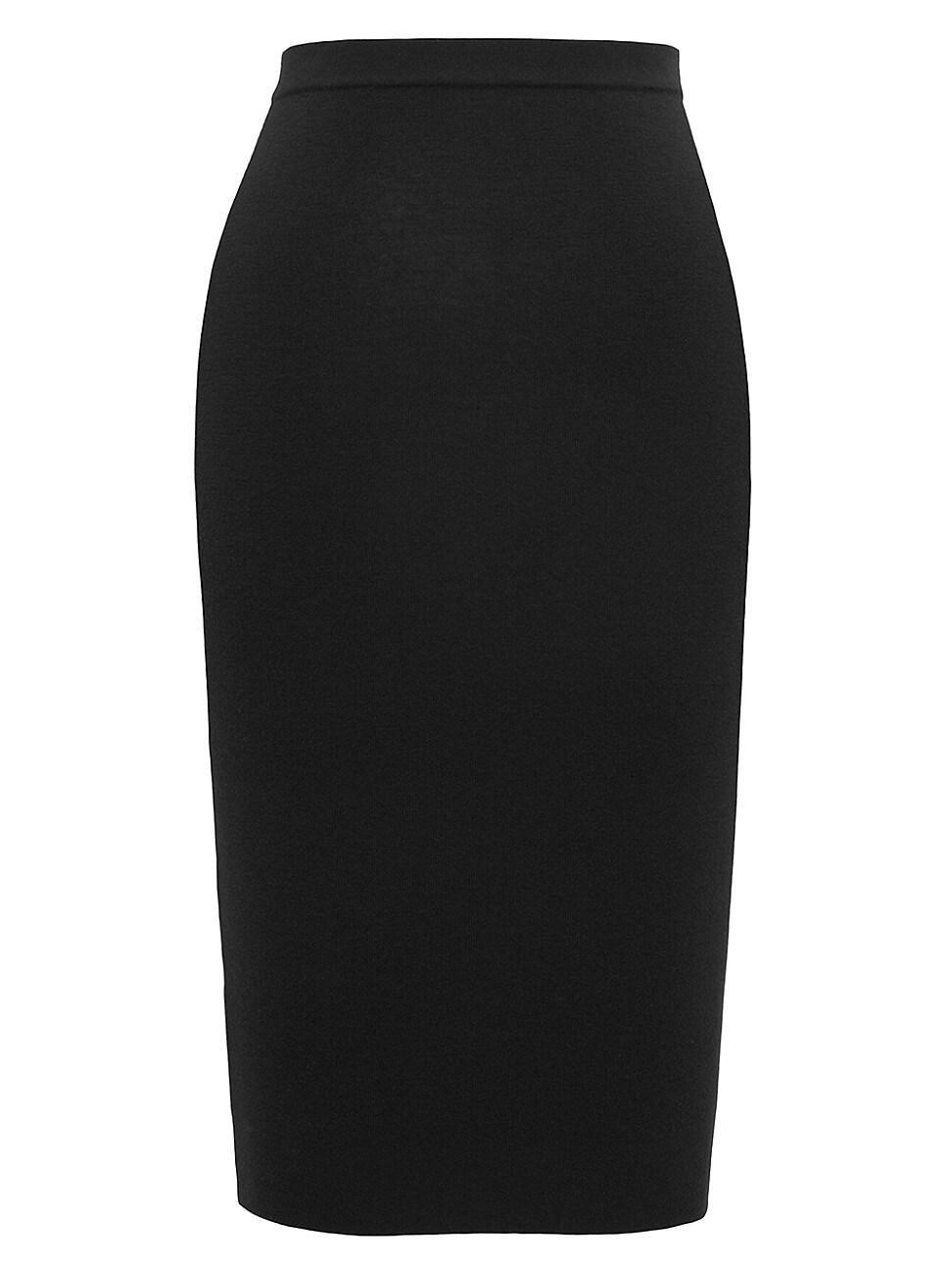 Womens Pencil Skirt in Ribbed Wool product image