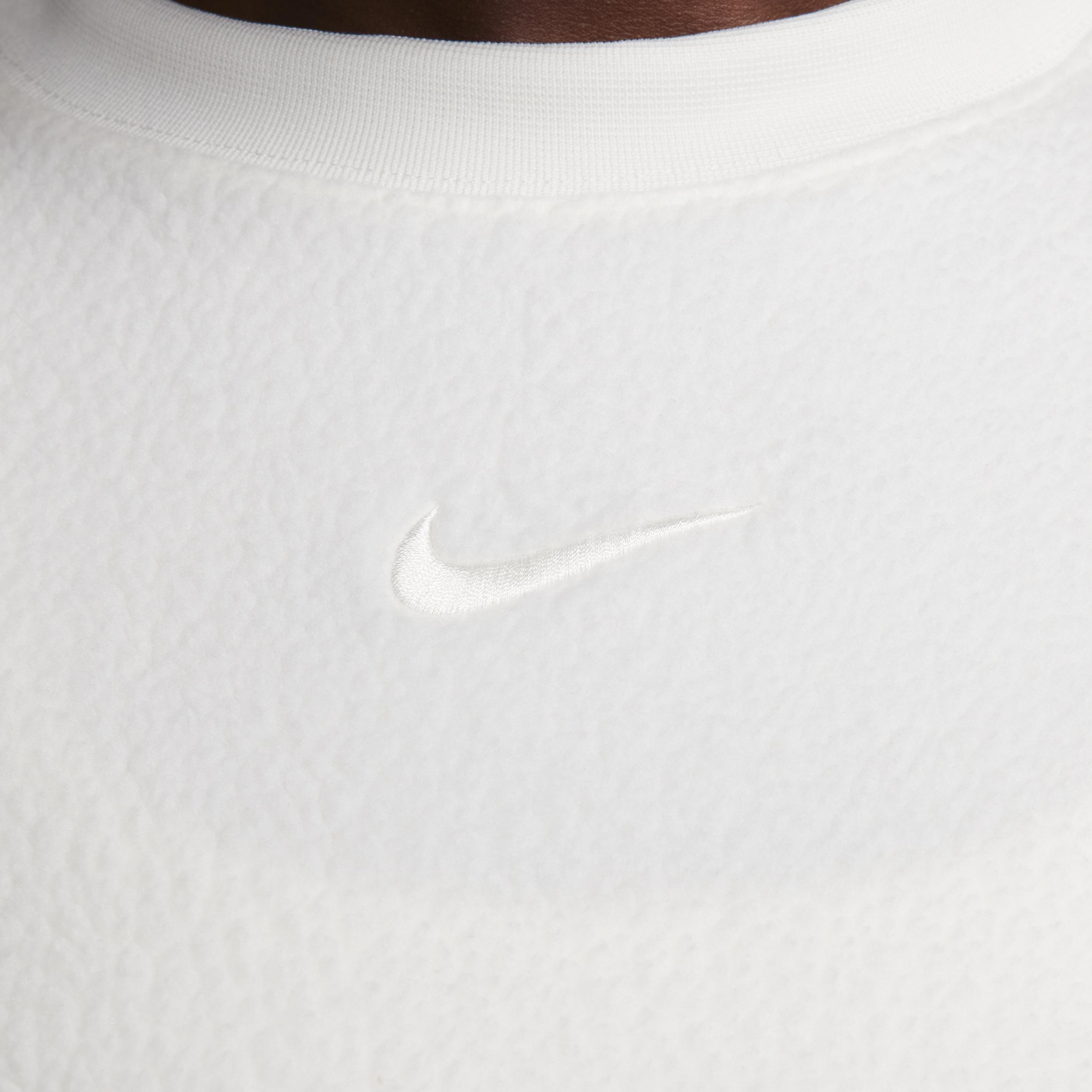 Women's Nike Sportswear Plush Oversized Crew-Neck Mod Crop Sweatshirt Product Image