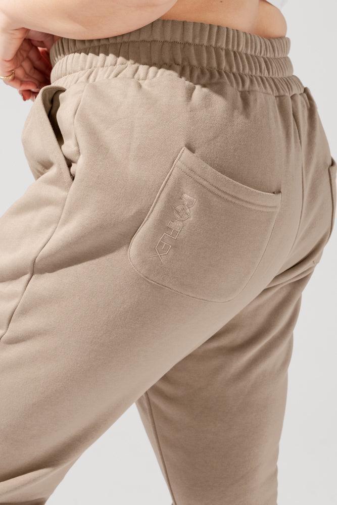 Cloud Rollover Sweatpant - Milk Tea Product Image