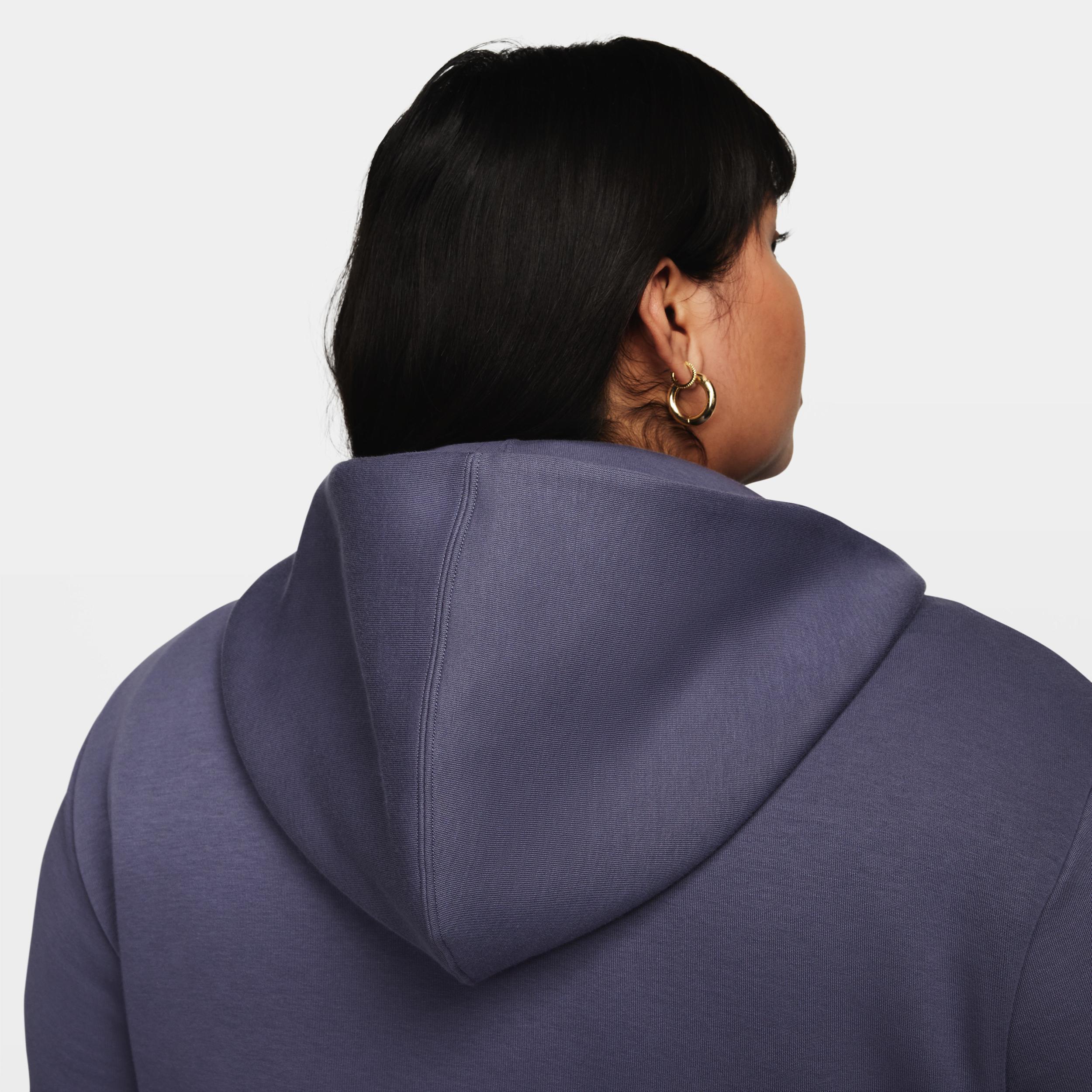 Women's Nike Sportswear Tech Fleece Oversized Full-Zip Hoodie (Plus Size) Product Image