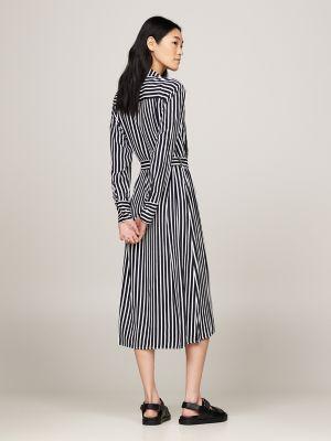 Stripe Midi Shirtdress Product Image