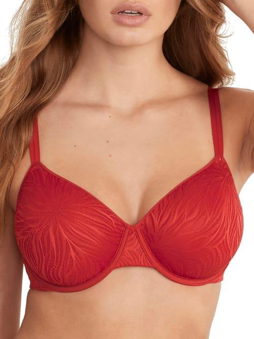 Calvin Klein Women's Sheer Marquisette Lace Lightly Lined Demi Bra - Brown - 34D Product Image