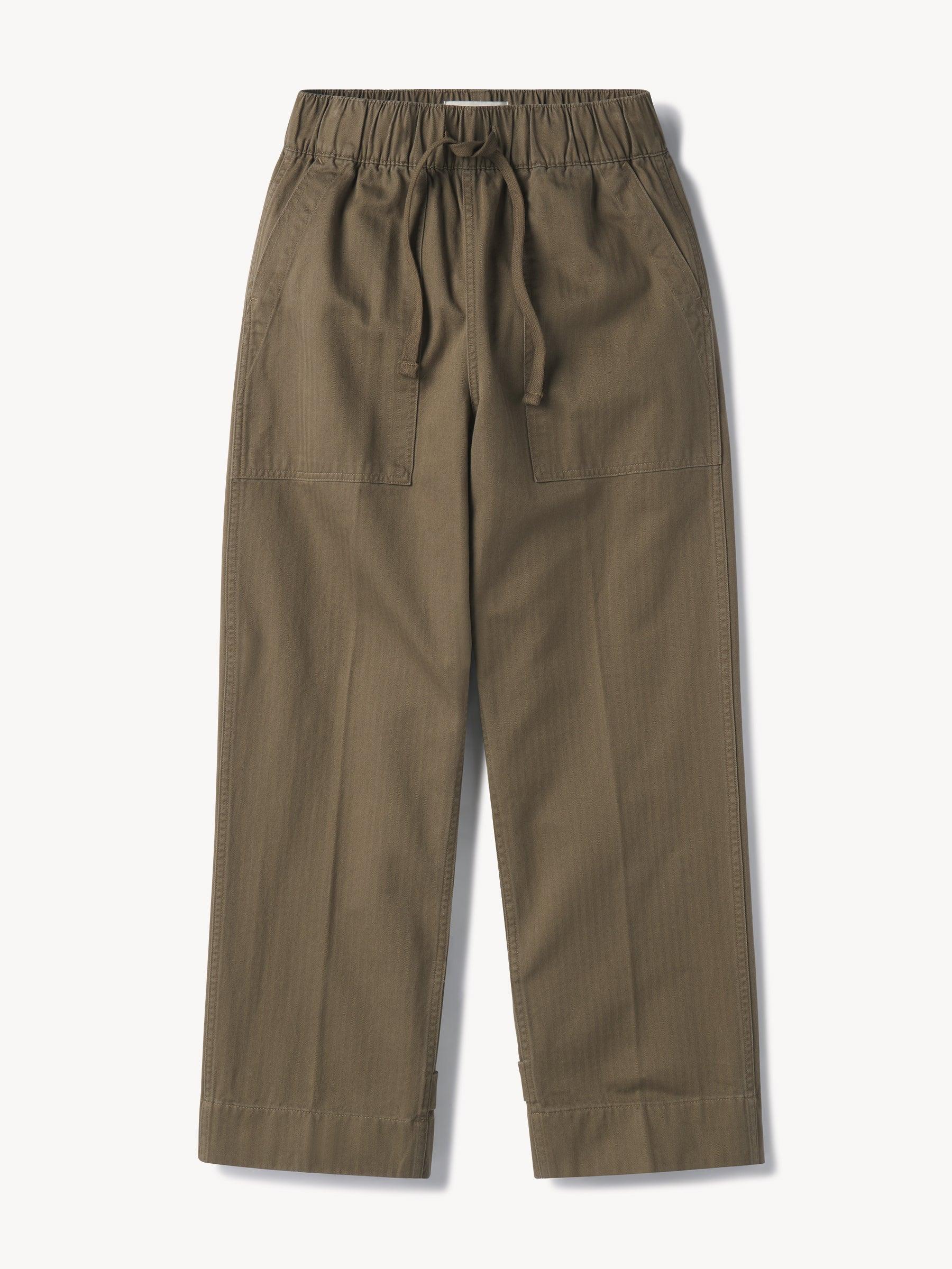 Hazelwood Herringbone Twill Utility Pull-On Pant Product Image