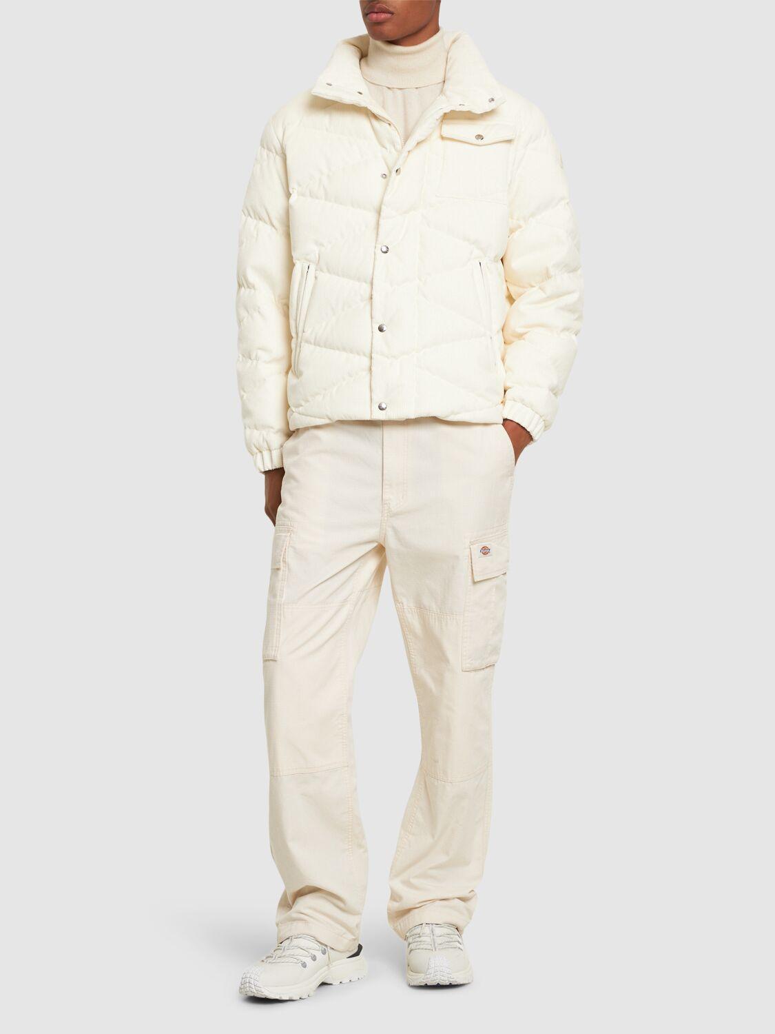 MONCLER Karakorum Cotton Down Jacket In White Product Image