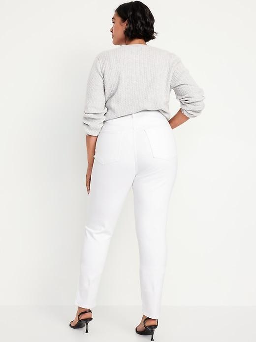 High-Waisted Vintage Slim Jeans Product Image