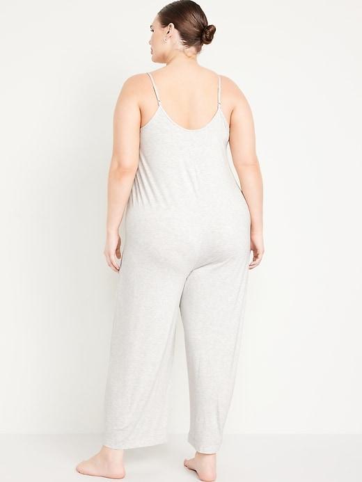 Knit Jersey Pajama Jumpsuit Product Image