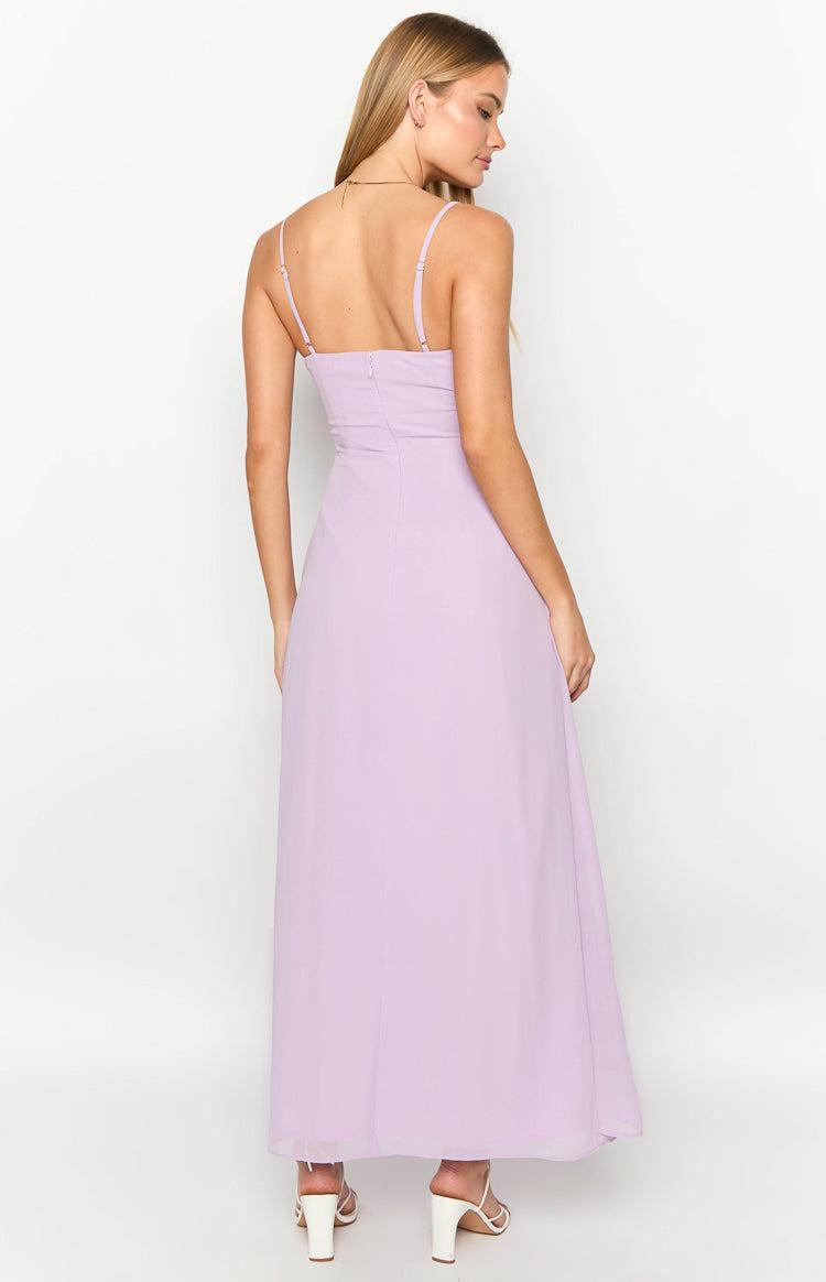 Flossie Lilac Maxi Sleeveless Dress Product Image