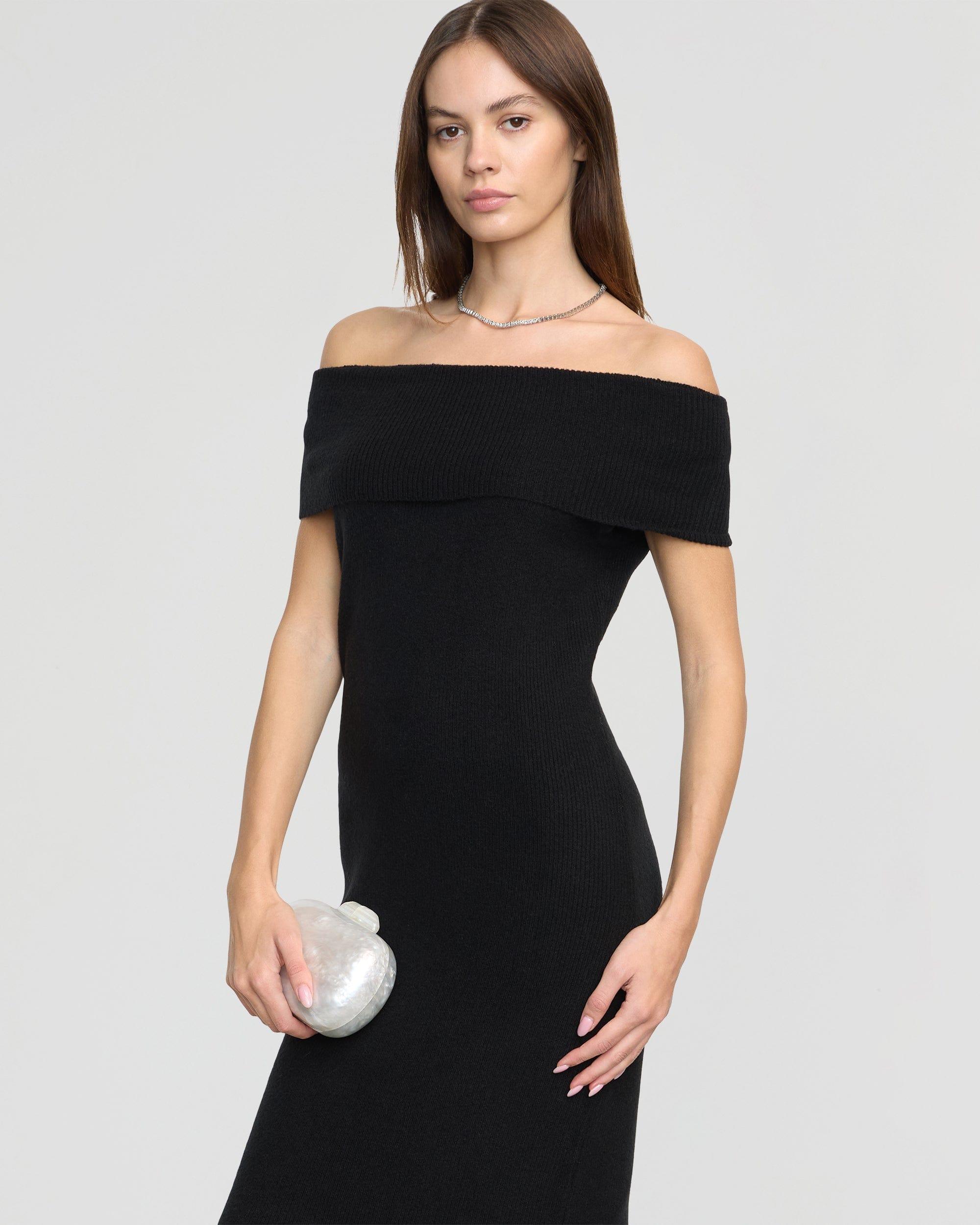 Micah Off-Shoulder Sweater Dress Product Image