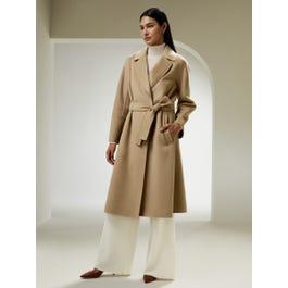 Double-faced Wool-blend Robe Coat Product Image