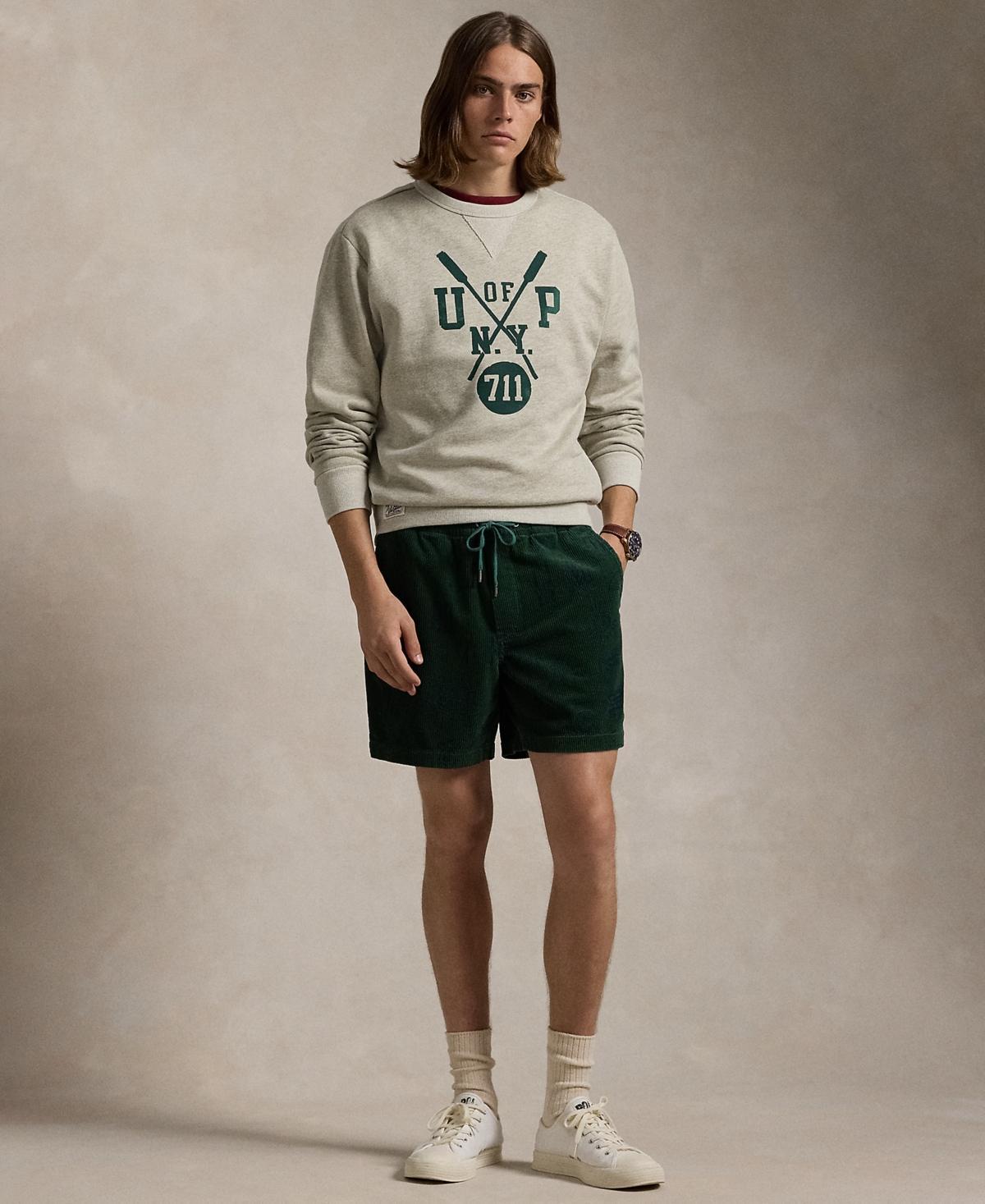 Slub Fleece Graphic Sweatshirt In Vintage Heather Product Image