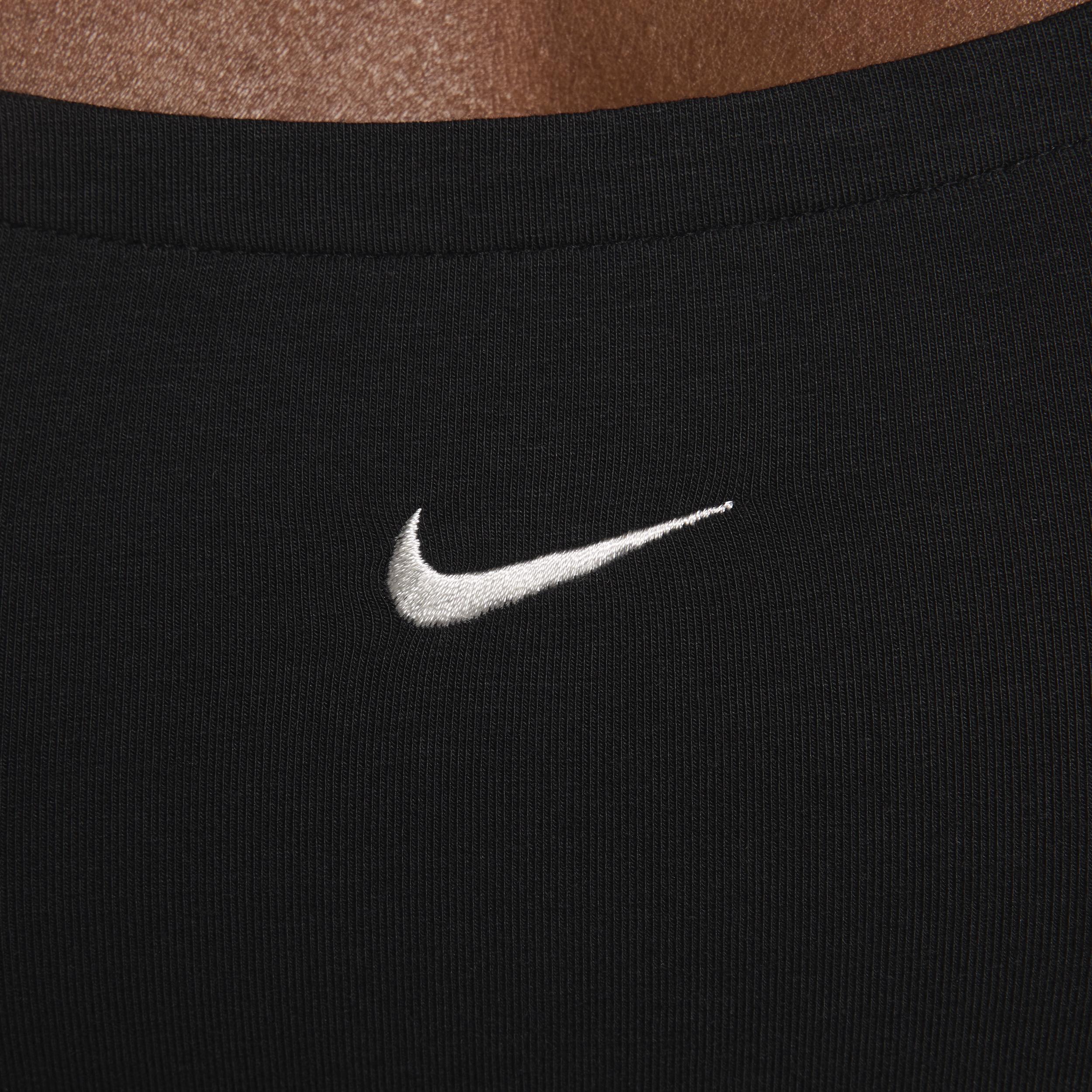 Womens Nike Sportswear Chill Knit Short-Sleeve Square-Neck Top Product Image