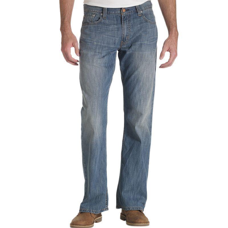 Mens Levis 527 Slim Bootcut Stretch Jeans Product Image