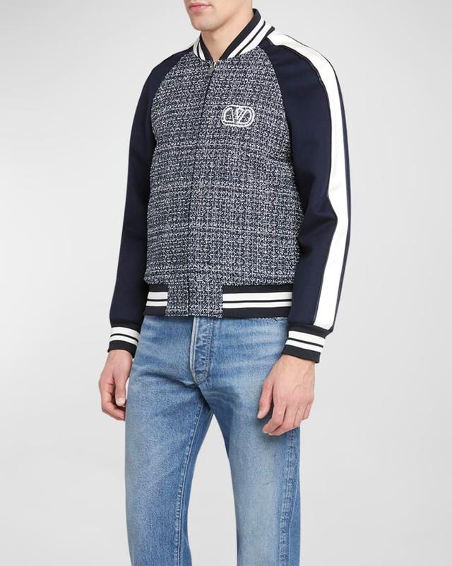 Men's Boucle Varsity Jacket Product Image