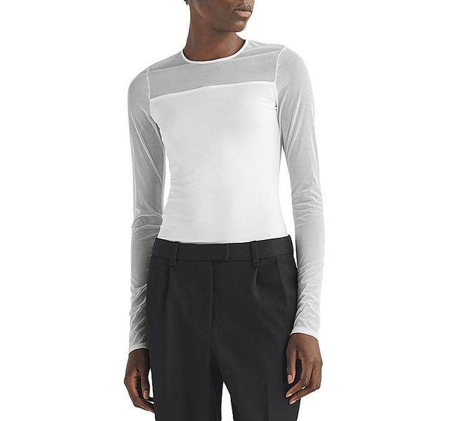 rag & bone Luca Mixed Media Long Sleeve Tee Product Image