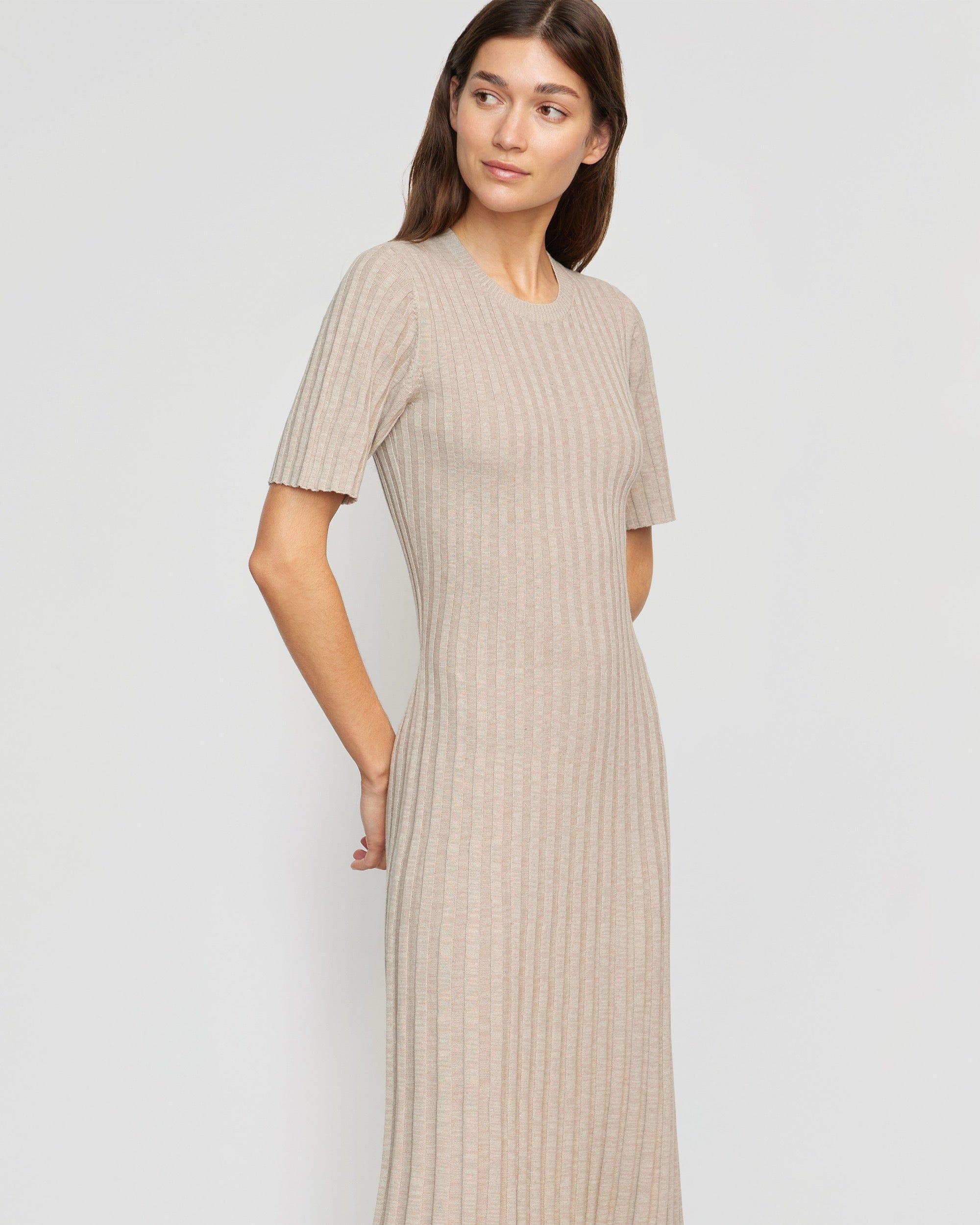 Fena Wide-Ribbed Sweater Dress Product Image