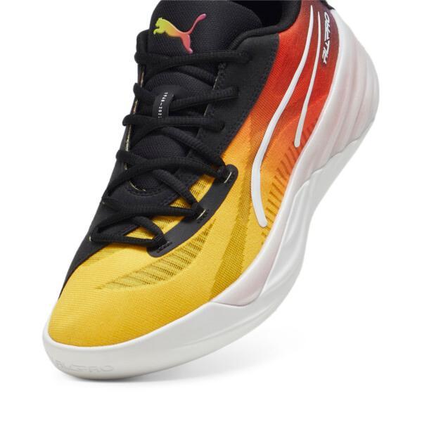 PUMA All-Pro NITRO™ SHOWTIME Men's Basketball Shoes in Yellow Sizzle/Purple Glimmer Product Image