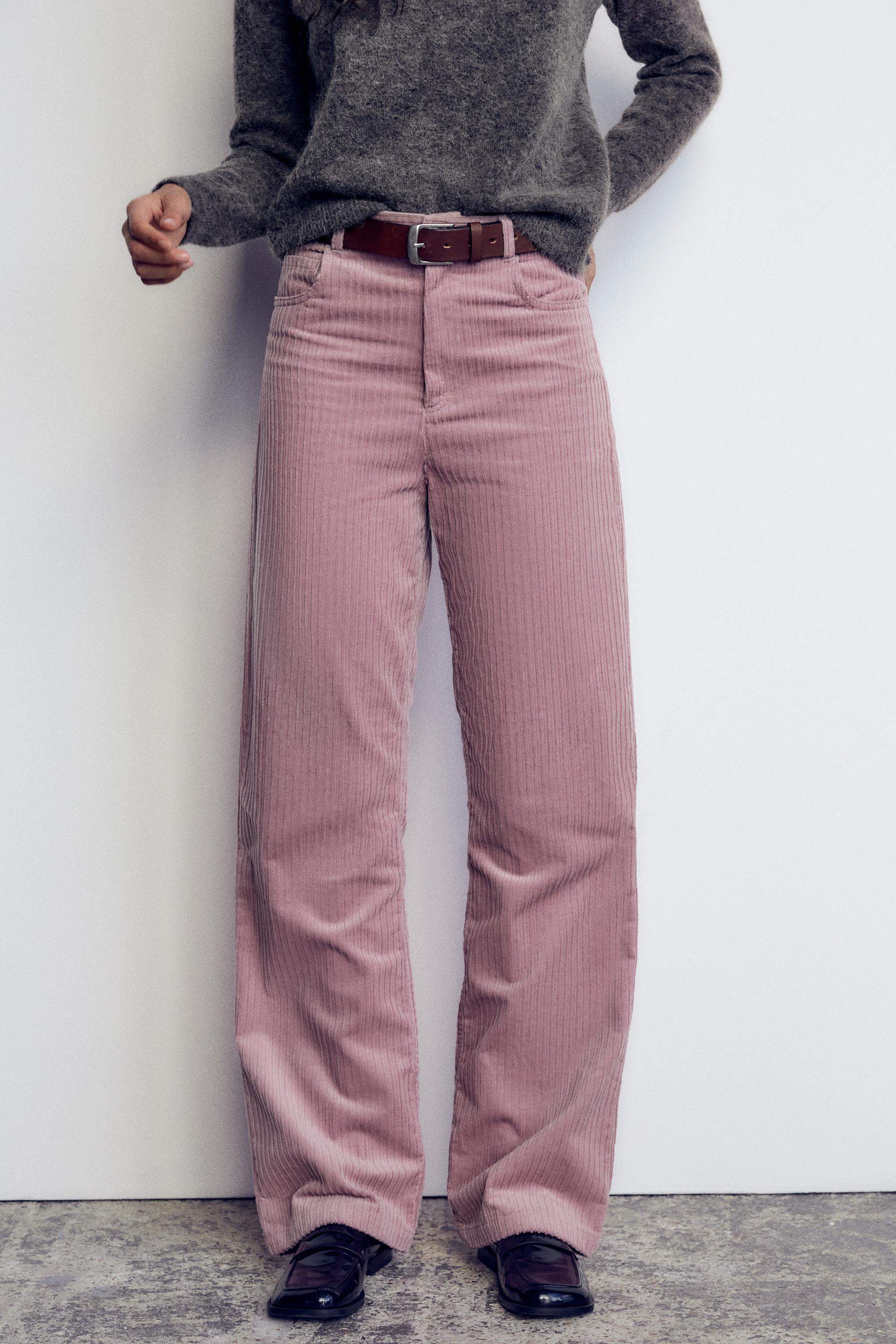 STRAIGHT LEG CORDUROY PANTS Product Image