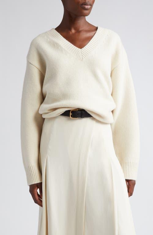 TOTEME Wool & Cashmere V-Neck Sweater Product Image