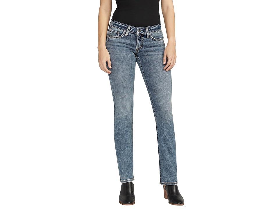 Silver Jeans Co. Tuesday Low Rise Straight Leg Jeans L12403ECF330 (Indigo) Women's Jeans Product Image