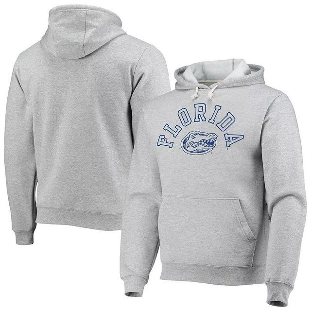 Mens League Collegiate Wear Heathered Gray Florida Gators Seal Neuvo Essential Fleece Pullover Hoodie Product Image