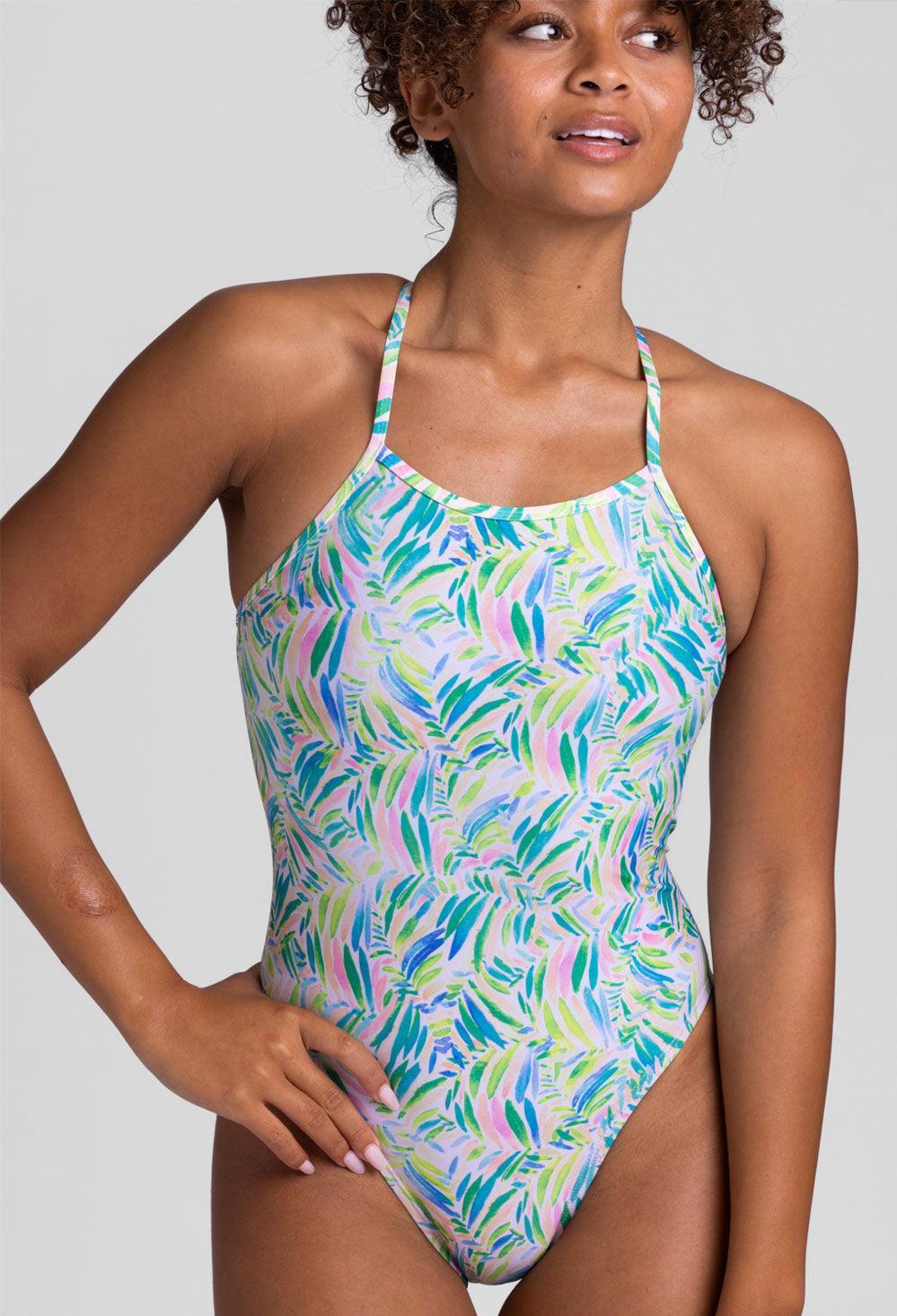 Brandon 2 Swim Onesie - Tropic Rush Female Product Image