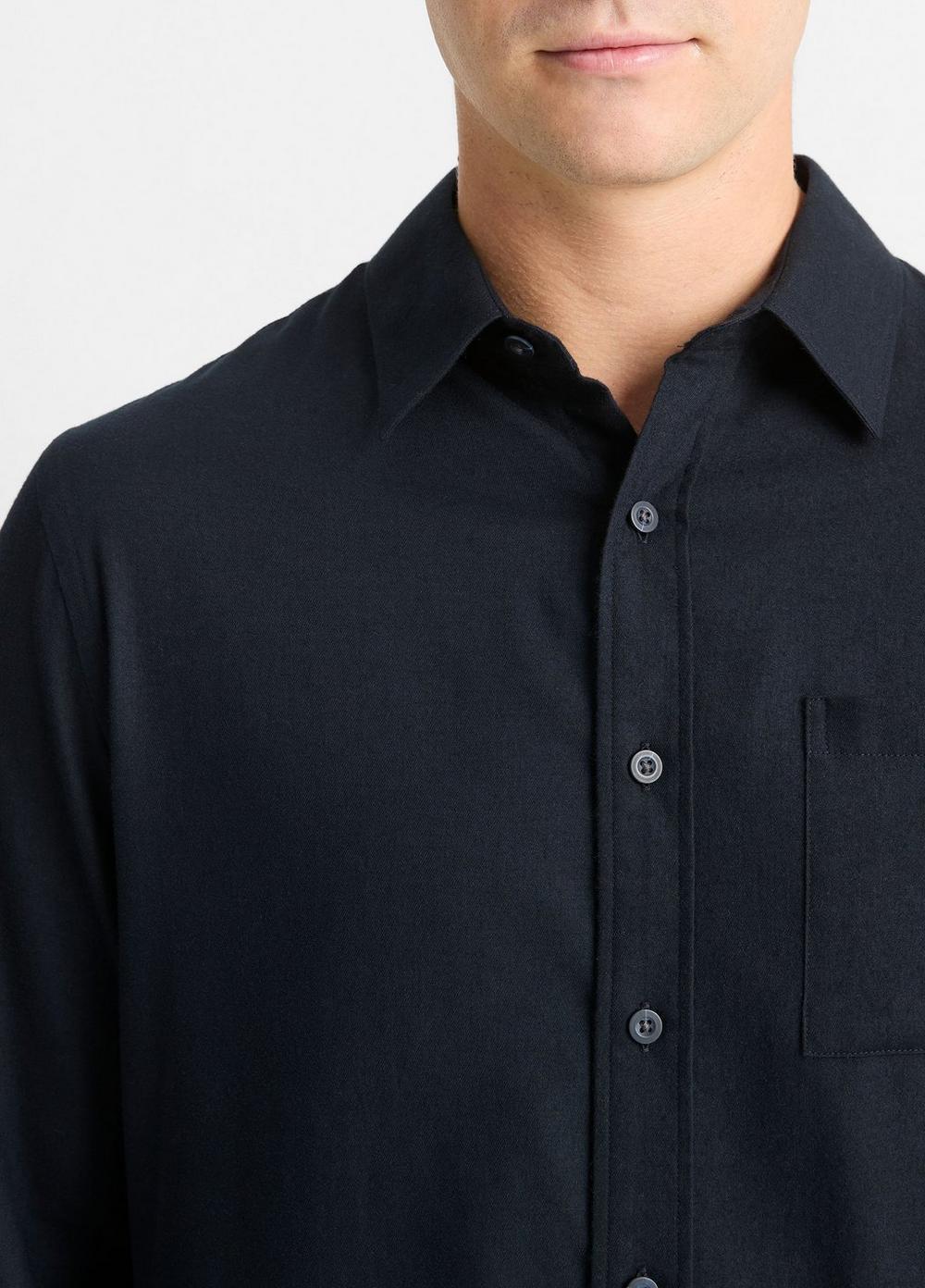 Italian Cotton-Wool Twill Shirt Product Image