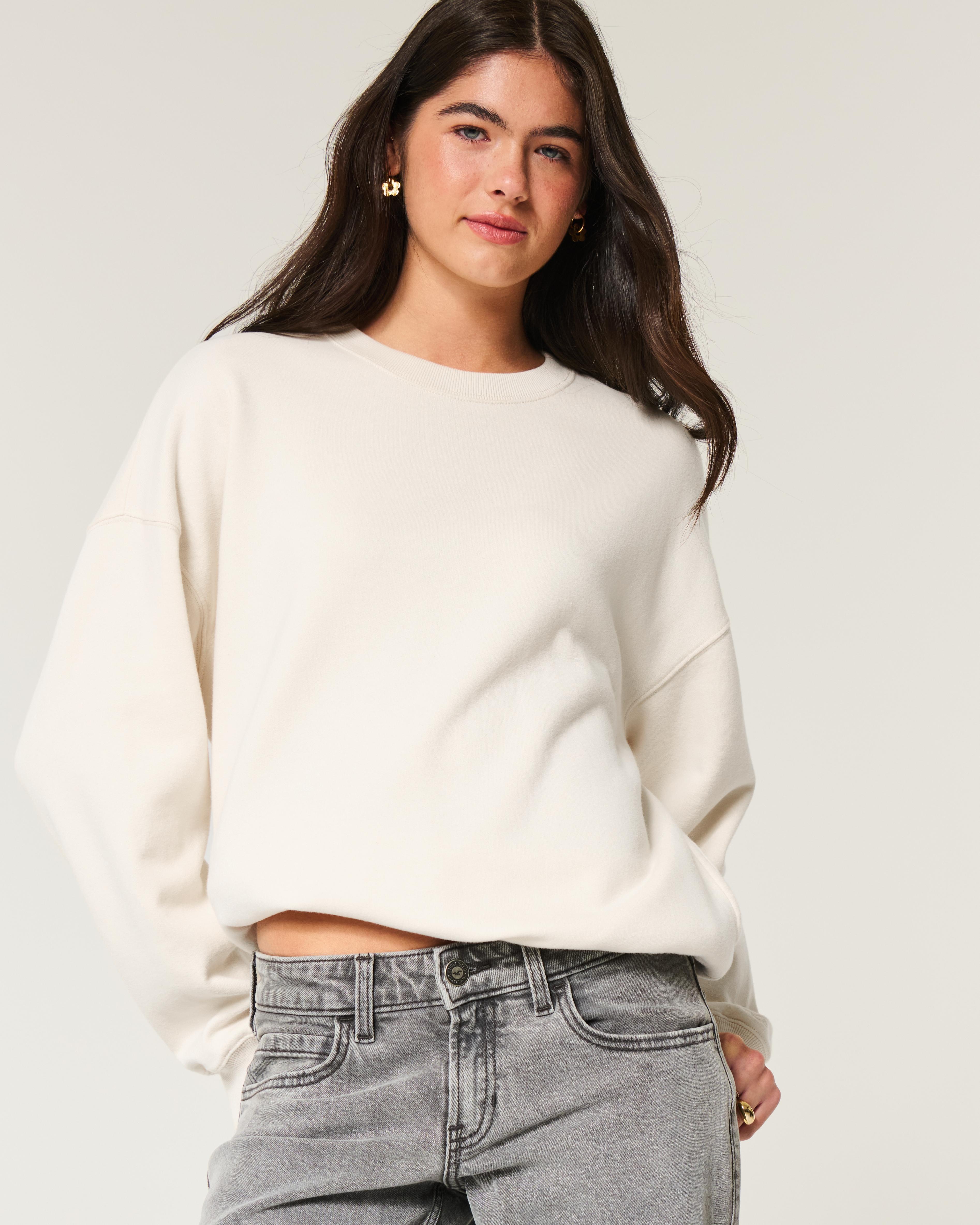 Oversized Crew Sweatshirt Product Image