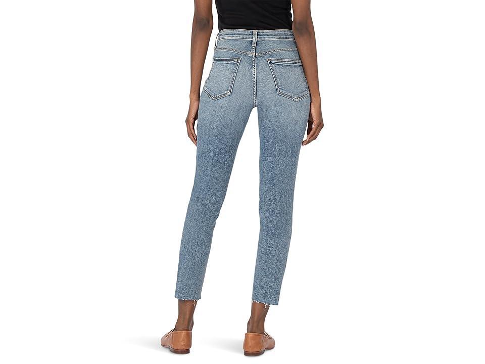 KUT from the Kloth Rachael High Rise Fab Ab Mom Raw Hem (Magically) Women's Jeans Product Image