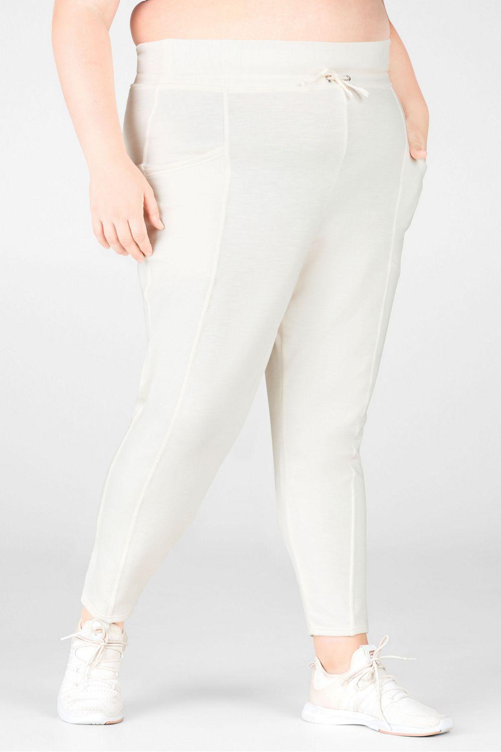 Fabletics Bekah Jogger Womens white plus Size 3X Product Image