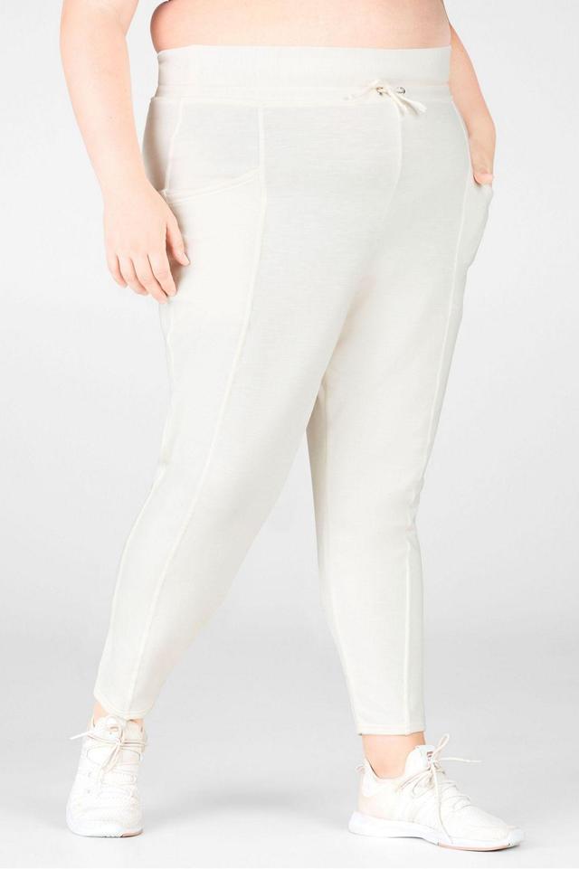 Fabletics Bekah Jogger Womens white plus Size 4X Product Image