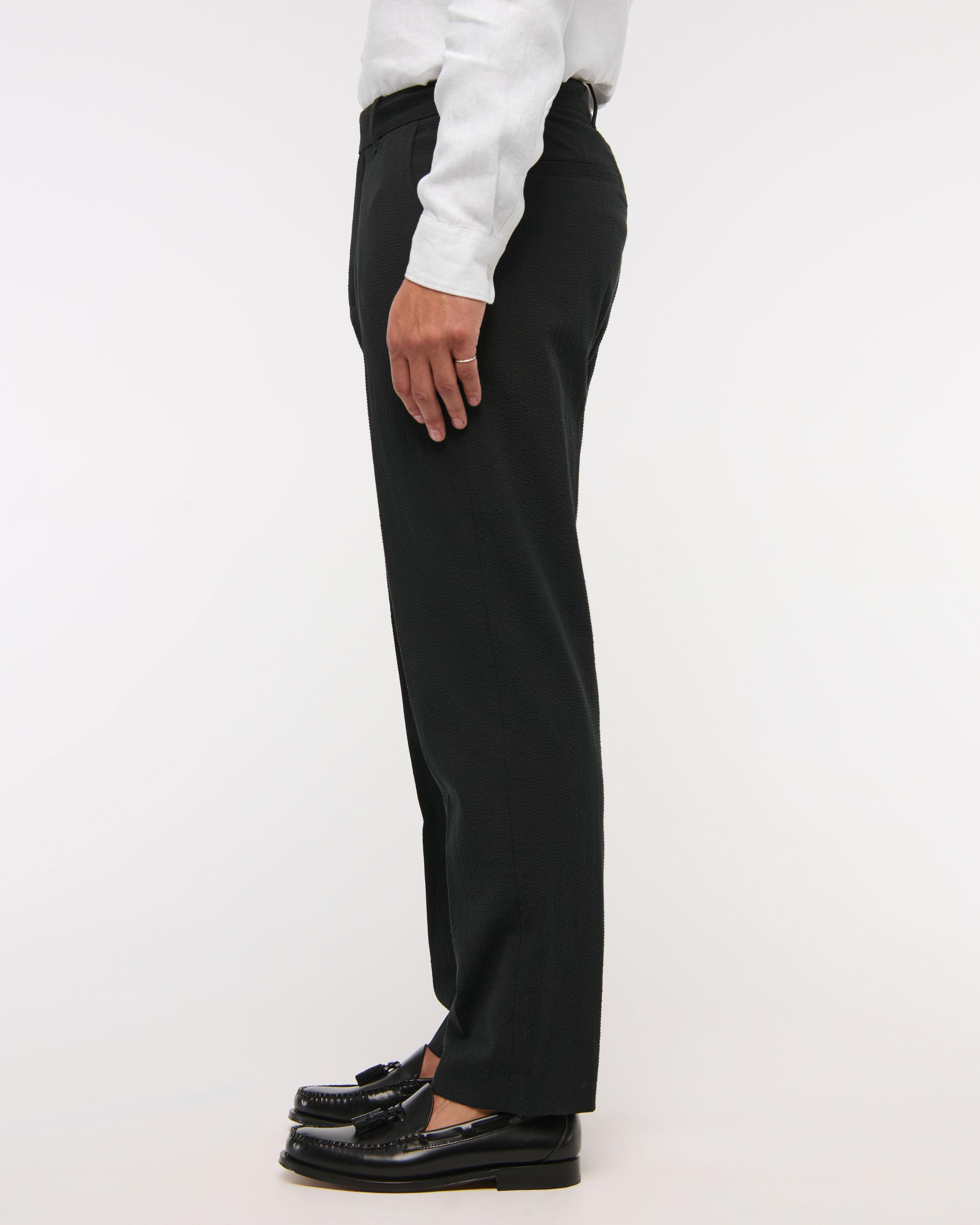 The A&F Collins Athletic Fit Seersucker Suit Pant Product Image