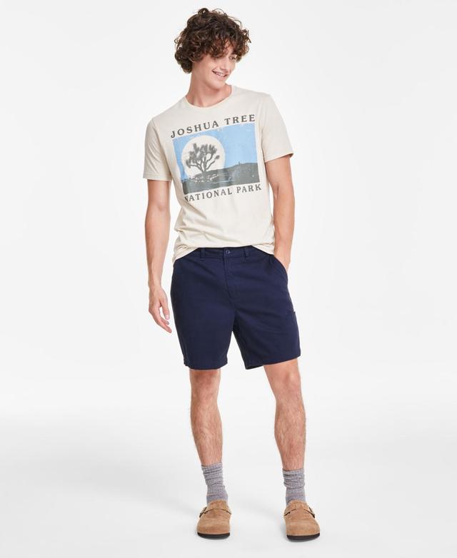 Sun + Stone Mens Derek Nomad Four-Pocket 7 Shorts, Created for Macys Product Image