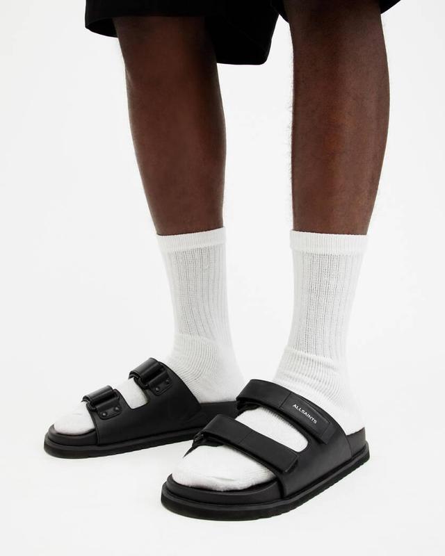 Vex Leather Velcro Strap Sandals Product Image