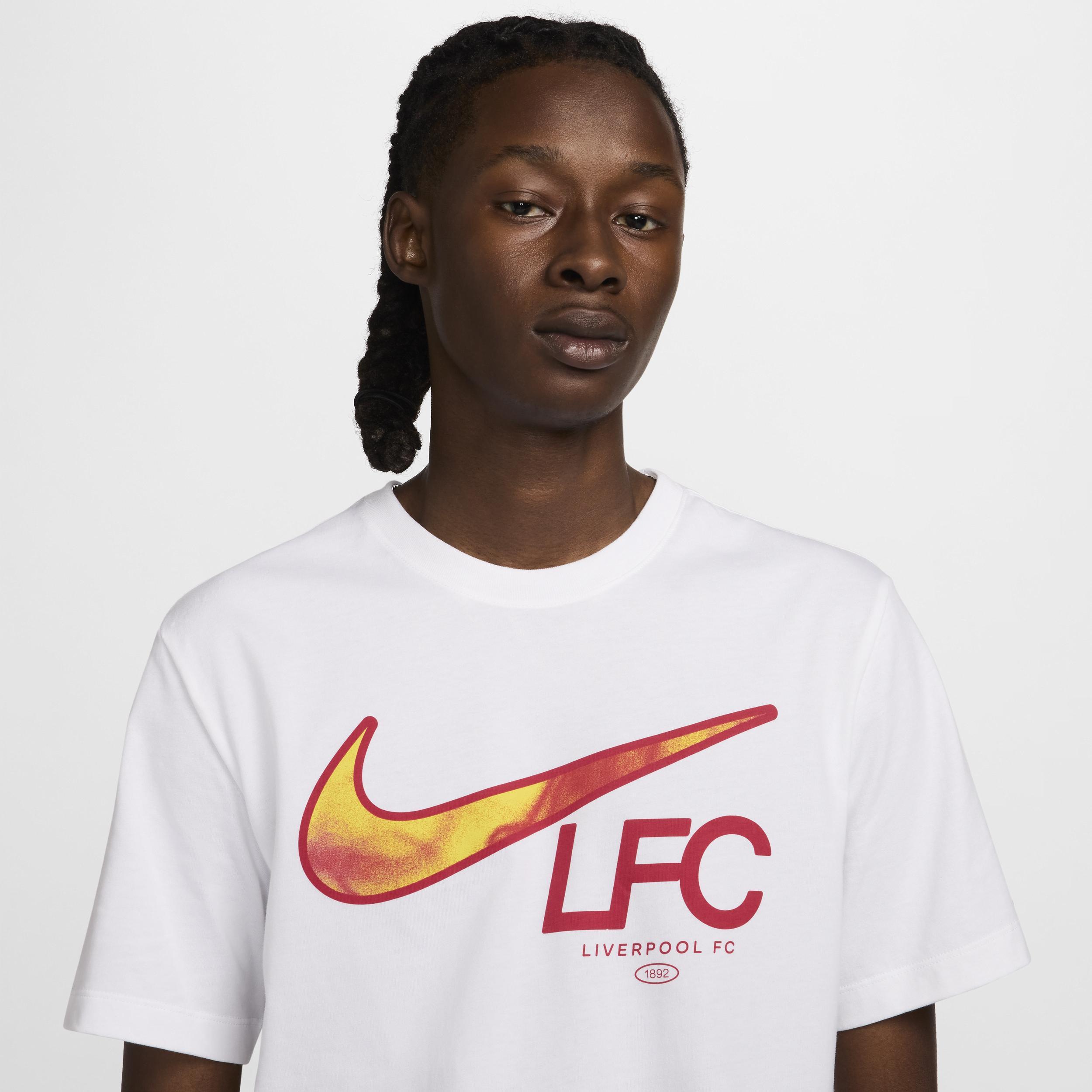 Liverpool FC Swoosh Nike Men's Soccer T-Shirt Product Image