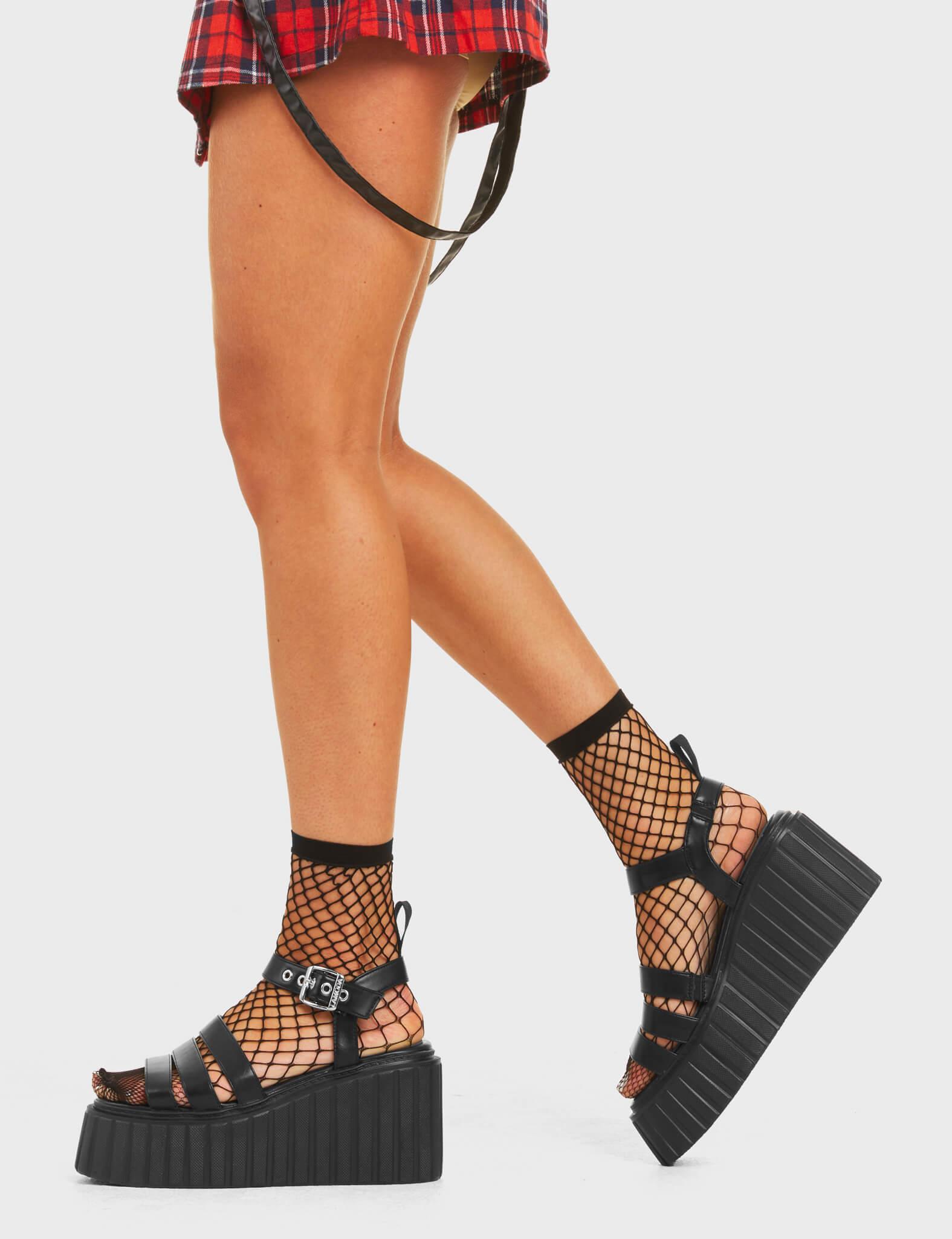 Good Day Chunky Platform Creeper Sandals Product Image