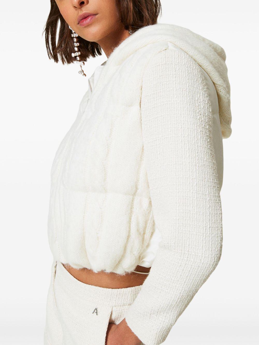 cable-knit padded gilet  Product Image