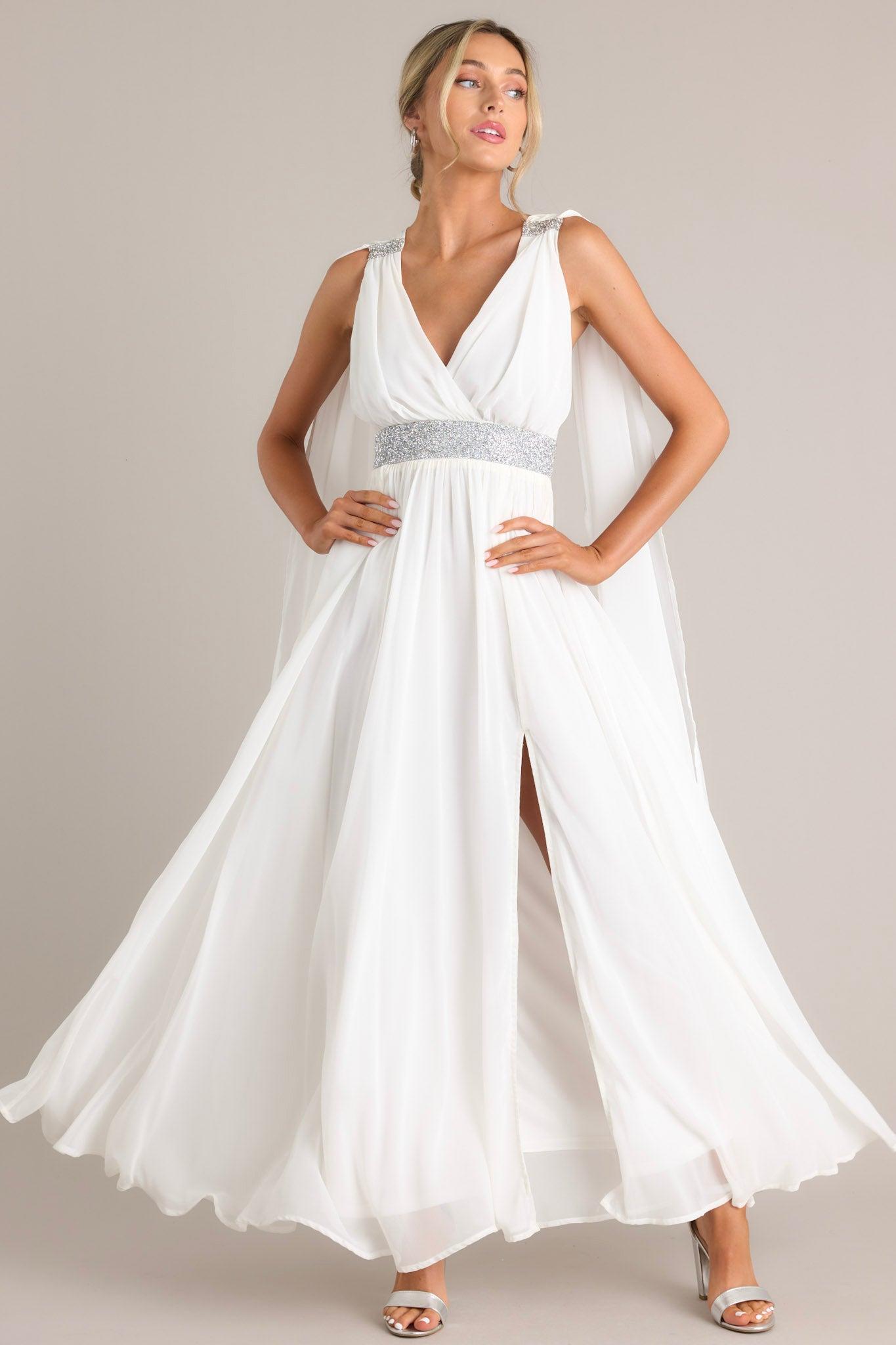 Everyone's Desire White Maxi Dress Product Image