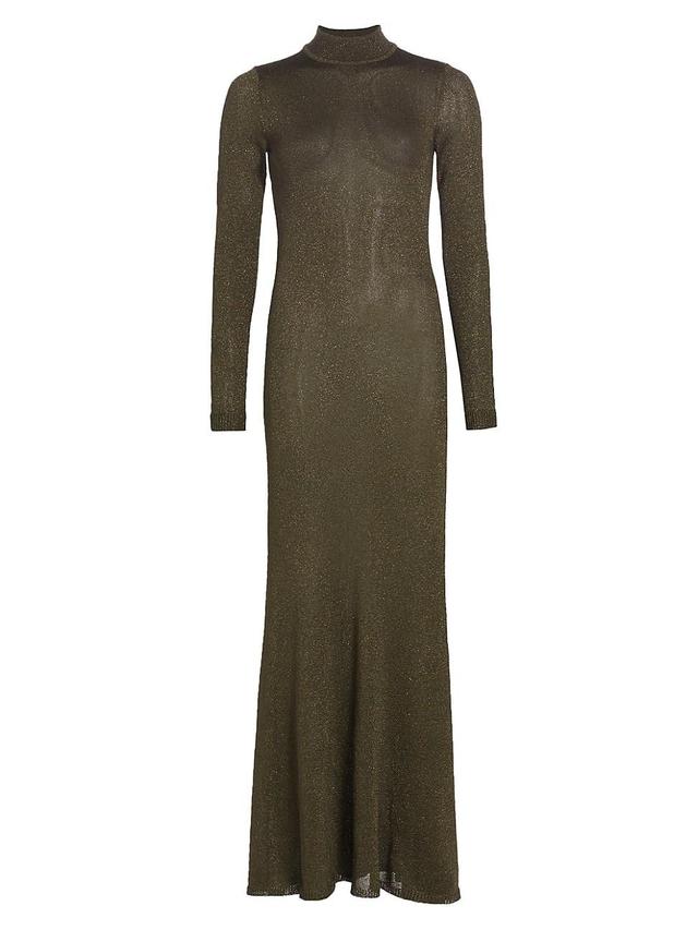 Womens Goulding Metallic Maxi Dress Product Image