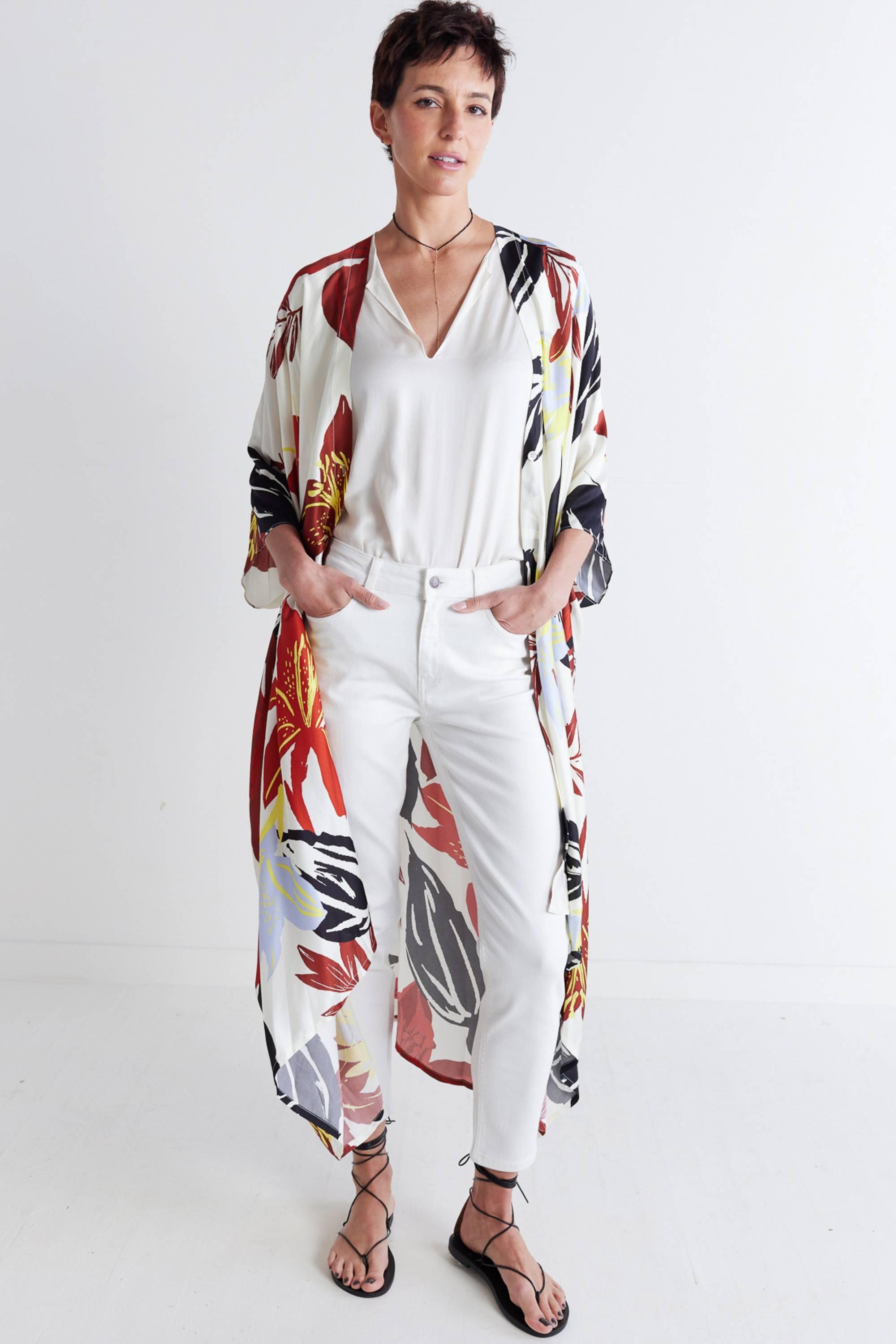 The Floral Long Duster Product Image