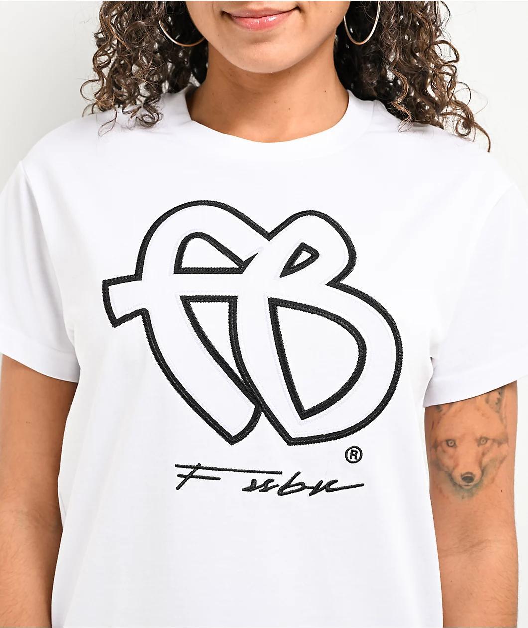 FUBU Applique Logo White T-Shirt Product Image